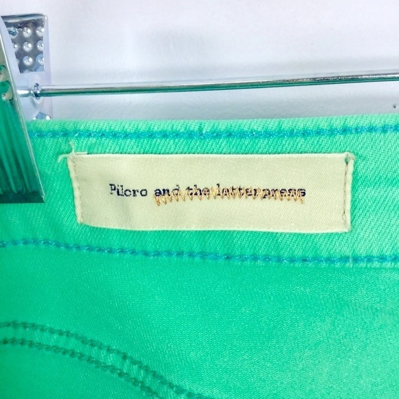 PILCRO and the Letterpress Cropped Jeans Aqua Size 27 - Picture 4 of 8